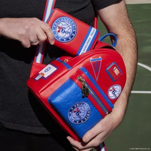 NBA Philadelphia 76ers Patch Icons Zip Around Wallet