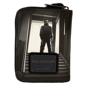 Halloween Michael Myers Jack-O’-Lantern Glow Zip Around Wallet