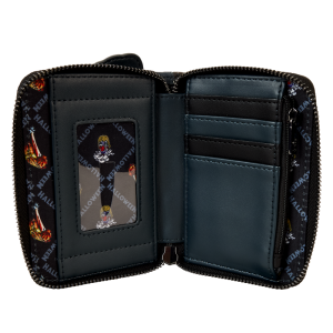 Halloween Michael Myers Jack-O’-Lantern Glow Zip Around Wallet