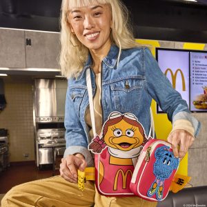 Sanrio Cinnamoroll Cosplay Sherpa Tote Crossbody Bag With Coin Bag