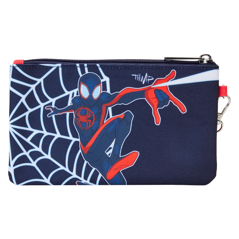 Spider-Verse Miles Morales Suit Nylon Zipper Pouch Wristlet
