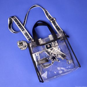 NFL Dallas Cowboys Clear Convertible Backpack & Tote Crossbody Stadium Bag