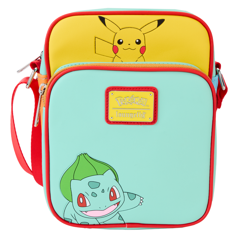Pok&eacute;mon Color Block Starters Crossbody Bag