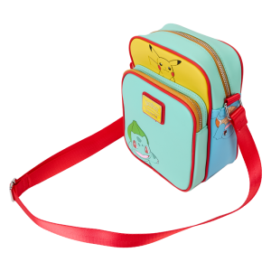 Pok&eacute;mon Color Block Starters Crossbody Bag