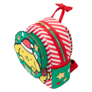 Sanrio Exclusive Pompompurin Santa Hat Light Up Mini Backpack