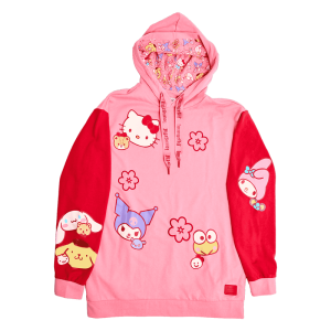 Sanrio Hello Kitty & Friends Color Block Unisex Hoodie
