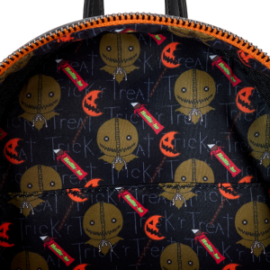 Trick ‘R Treat Flaming Pumpkin Head Sam Light Up Glow Mini Backpack