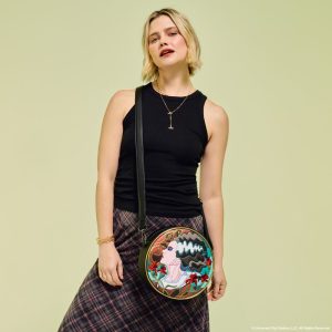Universal Monsters The Bride Of Frankenstein Stained Glass Crossbody Bag