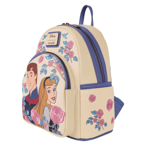Sleeping Beauty Princess Aurora & Prince Phillip Floral Mini Backpack