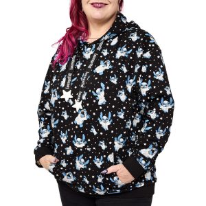 Stitch Ghost Costume All-Over Print Unisex Hoodie