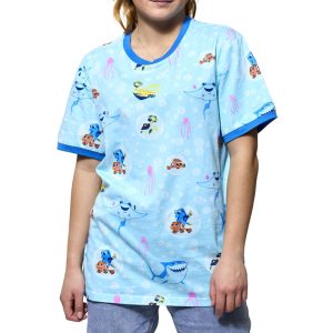 Finding Nemo 20th Anniversary Bubbles All-Over Print Unisex Ringer Tee&nbsp;