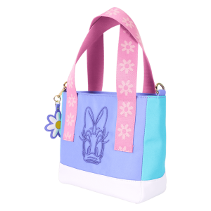 Daisy Duck 85th Anniversary Nylon Mini Tote Crossbody Bag