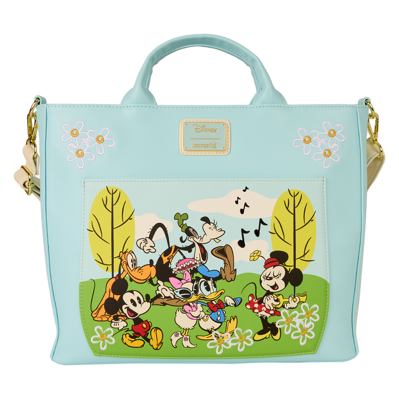 Mickey & Friends Exclusive Park Day Convertible Backpack & Tote Crossbody Bag