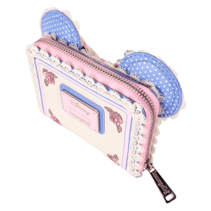 Minnie Mouse Floral and Lace Zip Around Wallet